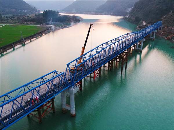 Aerial photo of a Zhejiang Energy project
