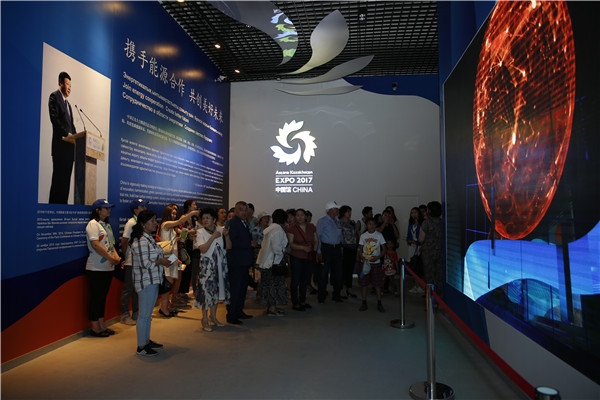 China Pavilion debuted at the Astana Expo